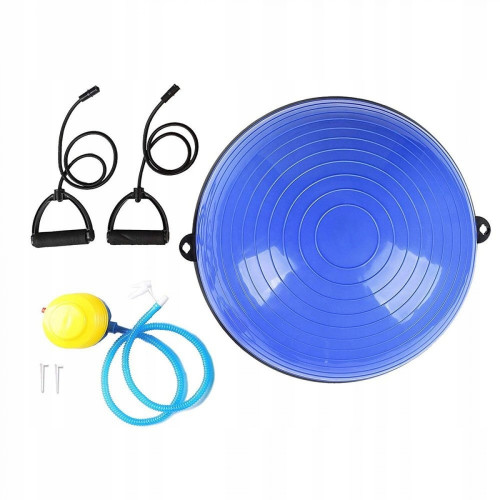 Балансировочная платформа  Springos Bosu Ball 57 см BT0001 Blue - фото №2